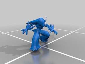 blaziken2 3d de l'impression pokemon 3d print model - Mito3D