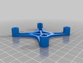 mon personnalisés hyperbolique micro brossé quadcopter frame rc véhicules 3d print model - Mito3D