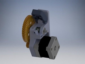 bowden geared wadesgregs extruder kosseldelta 175mm filament 3d printer extruders 3d print model - Mito3D