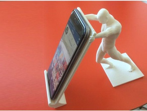 eroe stand mobile telefono frullatore iphone 6 scultura 3d print model - Mito3D