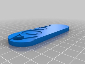 ogd nametag template 3d printing 3d print model - Mito3D
