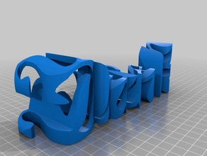 vielen dank schriftzug Zeichen logos danke 3d print model - Mito3D