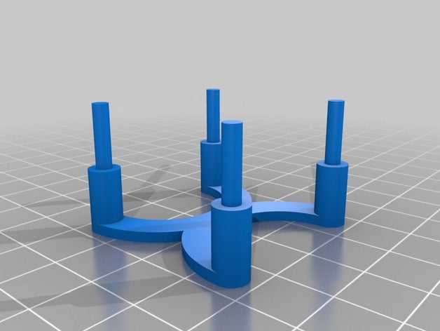 my customized pcb holder standoff electronics 3D print model - Mito3D