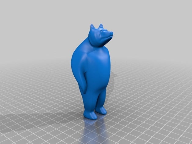 3dbear de l'impression ar 3D print model - Mito3D