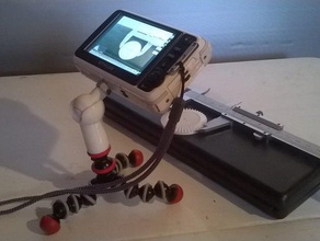 multi use ball joint selfie stick recording boom mini tripod etc gadgets 3d print model - Mito3D