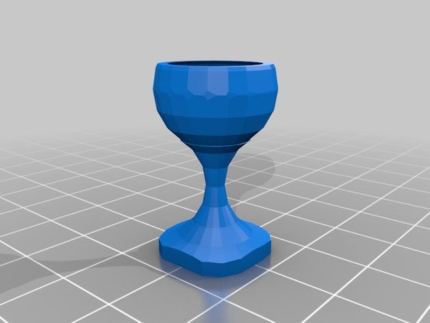 my wine glass diy customized 3D print model - Mito3D