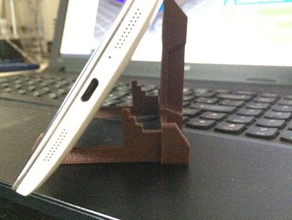 smartphone holder v4 mobile stand 3d print model - Mito3D