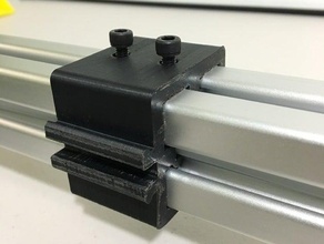 40x40mm aluminum profile slider 3d printers rail 3d print model - Mito3D