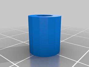 mon personnalisés entretoise cylindrique pièces 3d print model - Mito3D