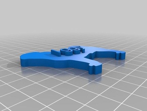 iggy Schlüsselbund Schlüsselanhänger angepasst 3d print model - Mito3D