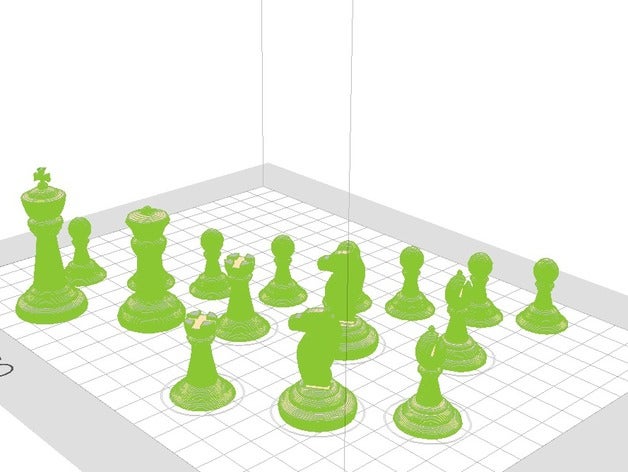 chess pieces 3D print model - Mito3D