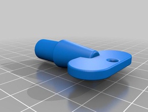 chave praça válvula de torneira seção 5 6 7 mm ao ar livre jardim 3d print model - Mito3D
