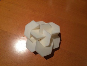 rosebud puzzle Rätsel 3d print model - Mito3D