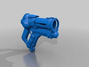 mei blaster overwatch sólido 3d impressão 3d print model - Mito3D