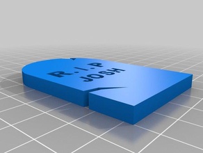 josh gravestone 3d printing 3d print model - Mito3D