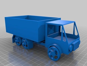 my tonka type toy truck toys games 3d print model - Mito3D