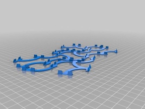 kingdom death monster slimline-Gang-grid-kleine Platten bauen - Spielzeug Spiel Zubehör 3d print model - Mito3D