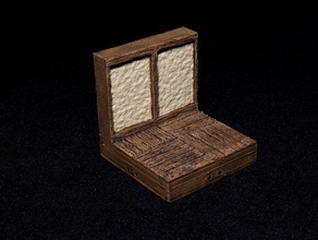 openforge 20 tudor walls toy game accessories diorama dnd tiles dungeon flooring miniatures openforge2 pathfinder rpg tabletop tavern terrain wood 3d print model - Mito3D