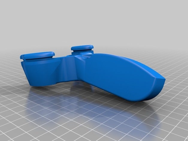 semi-tube slingshot right hand left handed version sport outdoors 3D print model - Mito3D