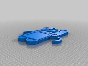Körper-balance Schlüsselanhänger angepasst 3d print model - Mito3D
