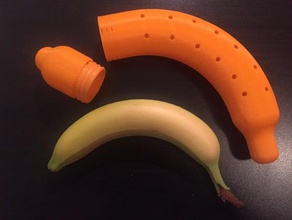 banana jar containers 3d print model - Mito3D