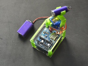 remotely controlled torch robot diy arduino remote control robotics 3d print model - Mito3D