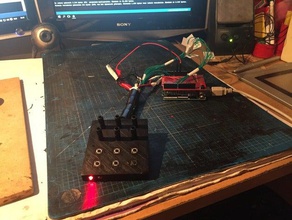 arduino botão caixa 3d impressão 3d print model - Mito3D
