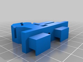 sunhokey i3 adjustable belt holder gt2 t25 3d printer parts y-axis 3d print model - Mito3D