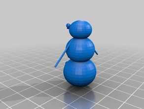 topher leon-pupazzo di neve freestyle creazione 3d stampa 3d print model - Mito3D