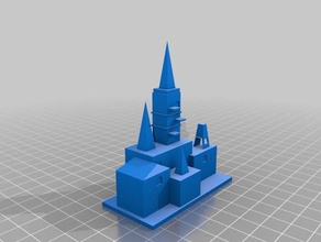 hyrule castle super smash bros 3d impressão 3d print model - Mito3D
