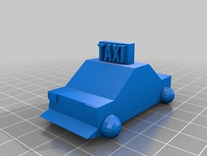táxi jns 3d impressão 3d print model - Mito3D