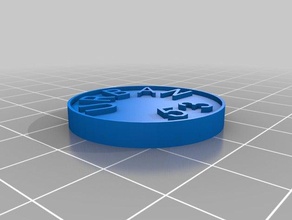 urban 53 coins badges customized 3d print model - Mito3D
