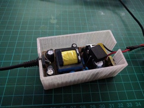 transformer 230 ac 12 dc case electronics acdc box power supply 3d print model - Mito3D