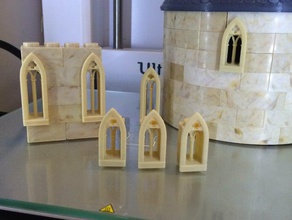 ventanas de oro la construcción juguetes 3d print model - Mito3D