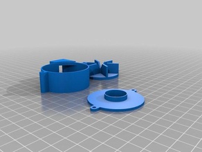 frp soplador centrífugo hobby personalizado 3d print model - Mito3D