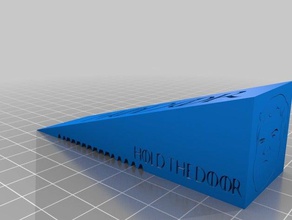 hodor stop hold door people game thrones 3d print model - Mito3D