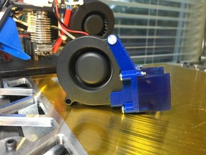 e3d v6 blower fan adapter printer parts e3dv6 hotend printrbot 3d print model - Mito3D