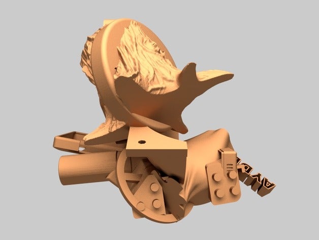 remote mario Halter Kunst boolean Chancen heult Tonne union 3D print model - Mito3D