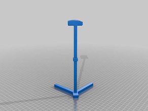 headphone stand modular small printers office 3d print model - Mito3D