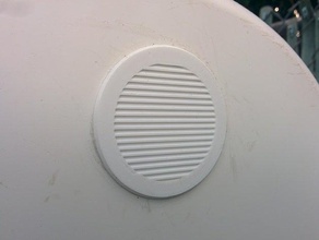 small ventilation grille filter outdoor garden dust ventillation 3d print model - Mito3D