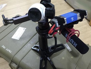 dji osmo heavy duty stand camera mount 3d print model - Mito3D