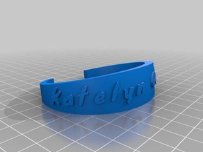 kc bracelets customized 3d print model - Mito3D