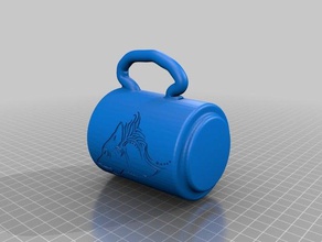 tasse husky household supplies 3d print model - Mito3D