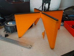 katlanabilir dizüstü bilgisayar standı dans 3d print model - Mito3D