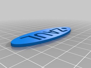 keychain cut out mdh 3d printing 3d print model - Mito3D