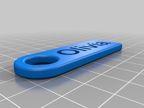 olivia personalizzato catena chiave accessori 3d print model - Mito3D