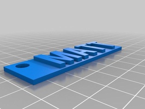 keychain matt lss 3d printing 3d print model - Mito3D
