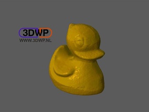 Gummi ducky-Kunststoff-Ente 3d-scan Bad 3d-scanner Tier Baden matterform Materie, form meshmixer Spielzeug 3d print model - Mito3D