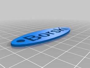 keychain cut out lgb 3d printing 3d print model - Mito3D