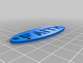 keychain de découpe 3d l'impression 3d print model - Mito3D